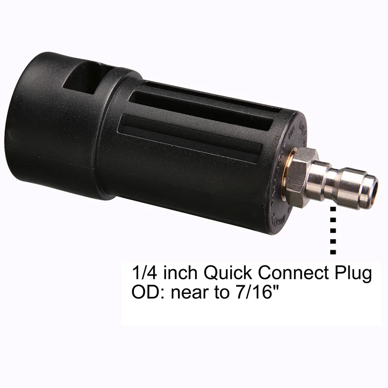 Compatible Pressure Washer Adapter Compatible with Karcher Power Washer Accessory 1/4'' Quick Connect
