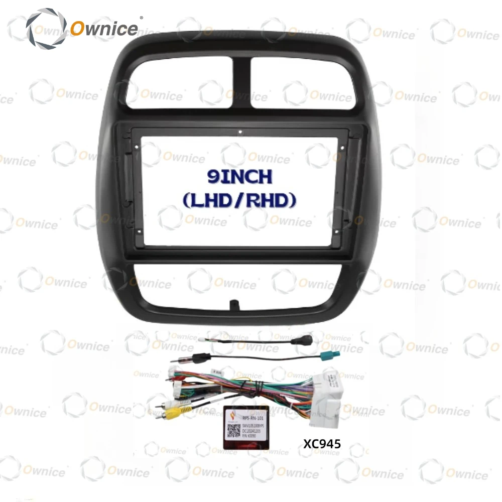 

Автомобильная Android-магнитола Ownice 9" Quadlock с рамкой для Renault KWID 2015-2019, 2DIN, панель стереосистемы, 16-контактный жгут проводов, Canbus Box