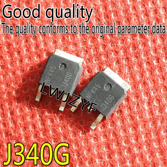 (5Pieces) New MJD340T4G TO-252 J340G NPN 300V 500mA MOSFET Fast shipping