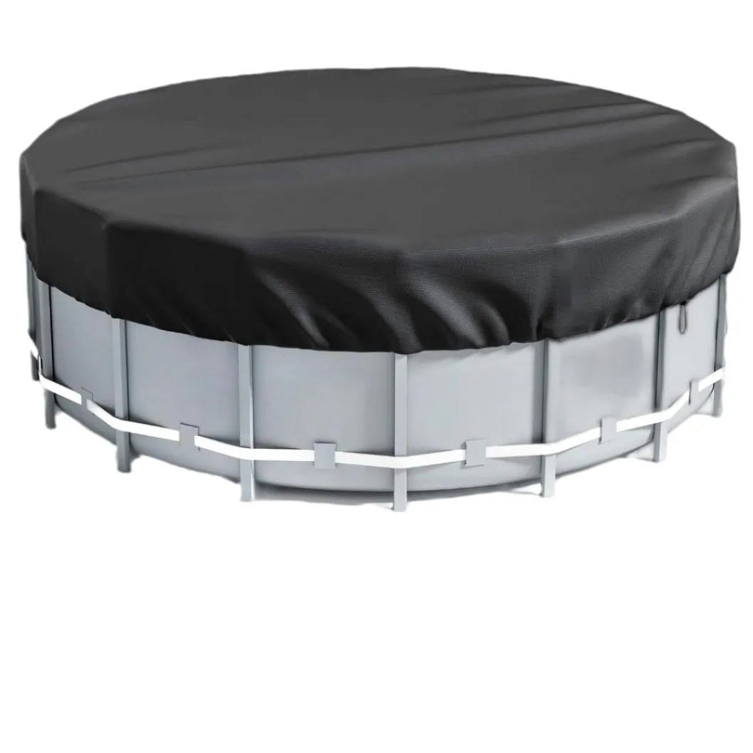 Pool Cover Dust Cover Outdoor Round Tub Pool Sunblock Waterproof Cover Oxford Cloth Cover