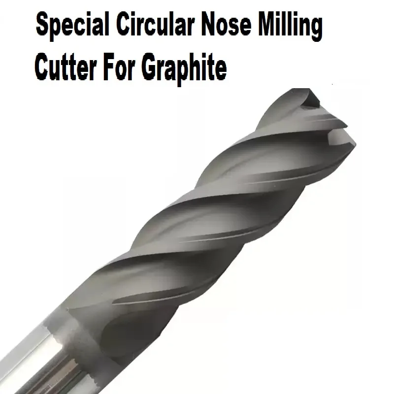 

Diamond Coated Graphite Milling Cutter Carbon Fiber Glass Fiber CNC Numerical Control Cutter Circular Nose Cutter