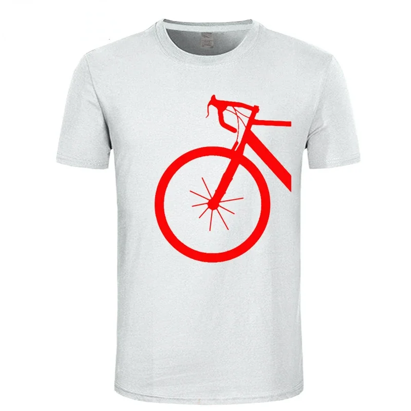 Fashion Design Bicycle Bike Design Men T-shirt Colors Humor Leisure Cotton Tops Comfortable Blouse Creative Cool Casual Pattern