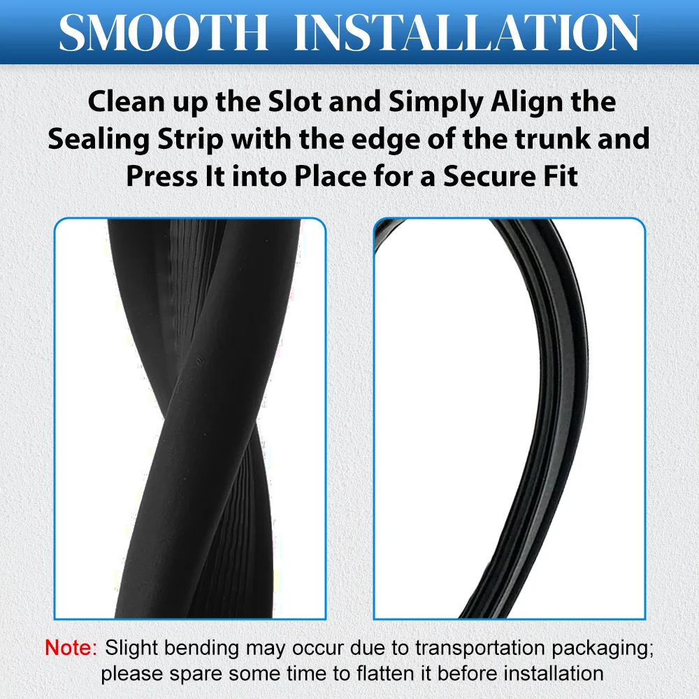 74865S04003 Rear Trunk Seal Weatherstrip for Honda Civic Sedan 4D EJ6 EJ8 EJ9 EK1 EK3 EK4 EL4 EL5 1996-2000 view 4