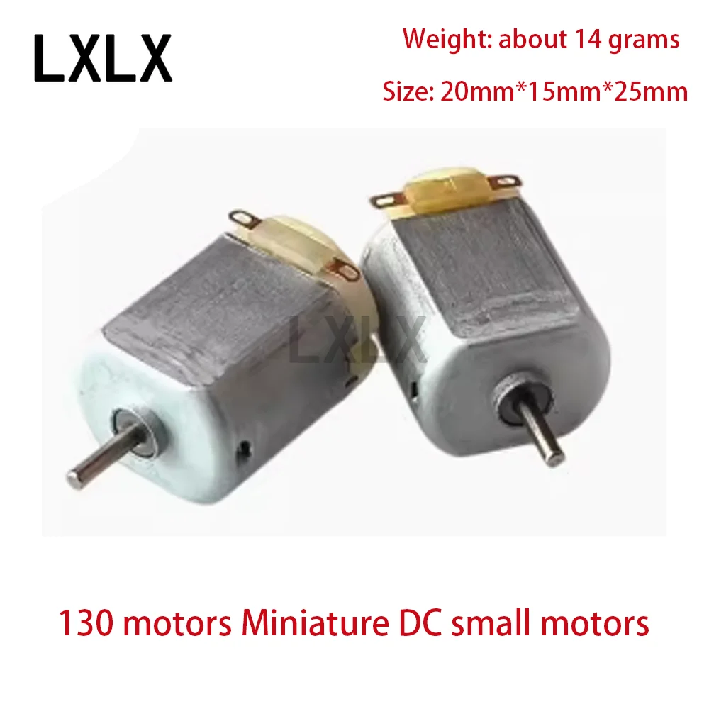 LXLX1 50pcs Brand New 130 Motor Toy Motor Miniature DC Small Motor Medium Motor/56mm Propeller