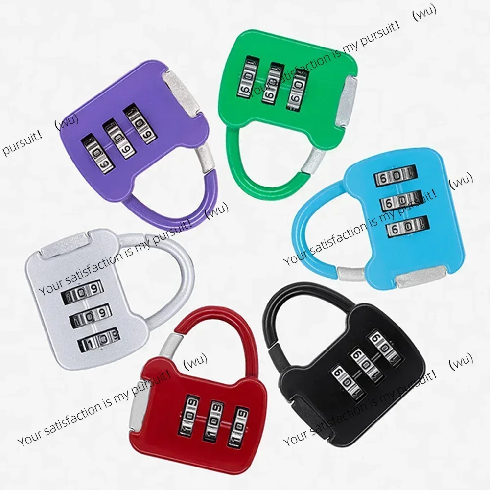 Color password padlock cabinet, trolley box password lock, backpack buckle lock anti-theft
