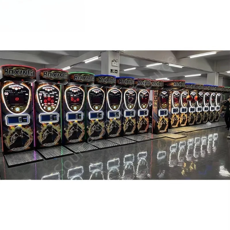 Coin Operated Kick Electronic Training Vending Arcade Game Bag Punching Machines Boxing for Entertainment Center Customized