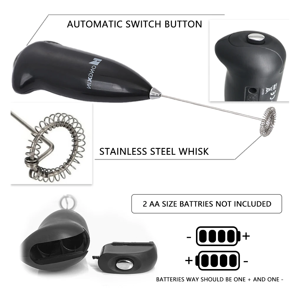 Automatische Elektrische Melkopschuimer Mini Draagbare Blender Foam Koffiemachine Blenders Voor Keukengereedschap Handapparatuur Thuis