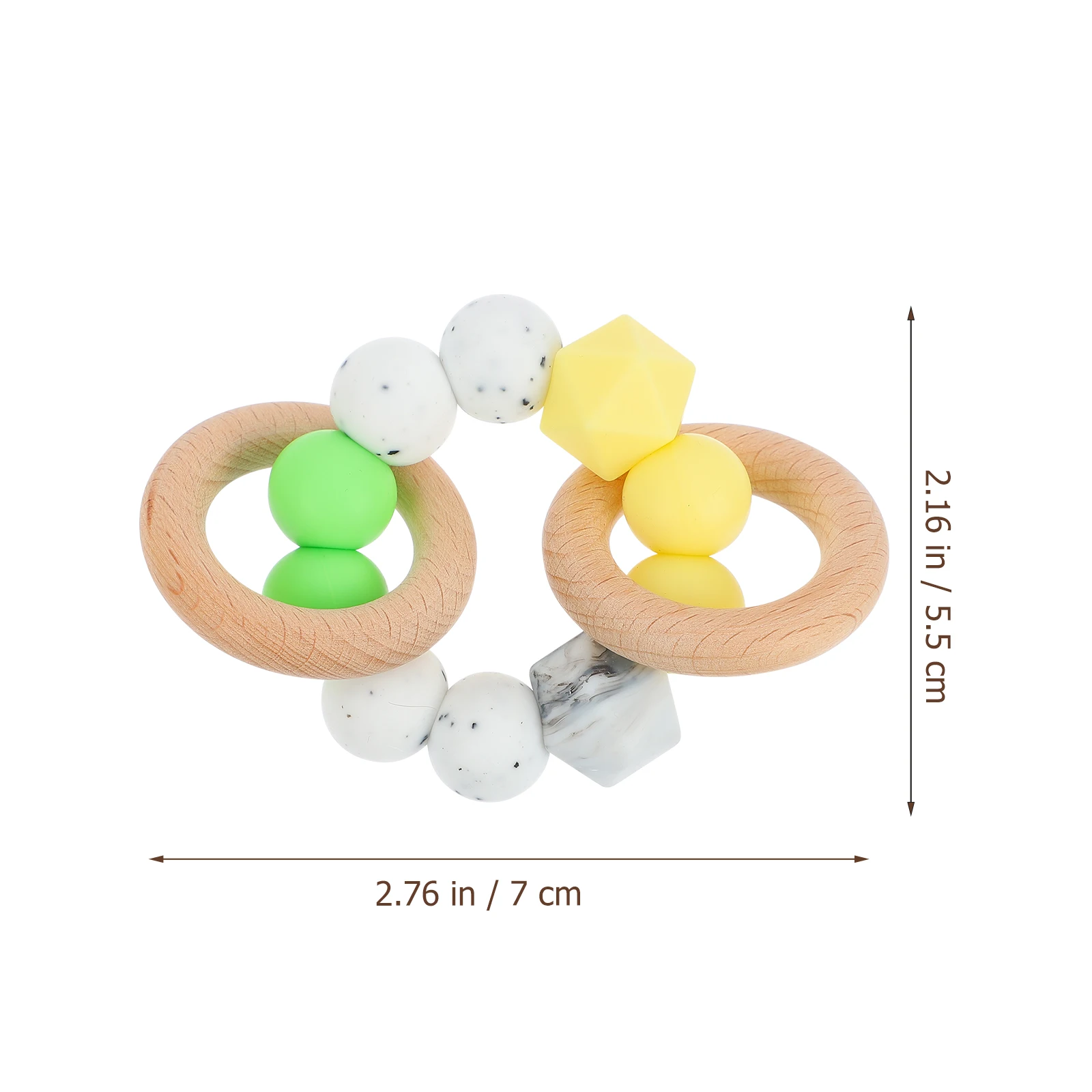 

Детский силиконовый браслет-прорезыватель, красочное мягкое кольцо для младенцев, жевательный инструмент для моляров, облегчение прорезывания зубов, детский браслет-прорезыватель