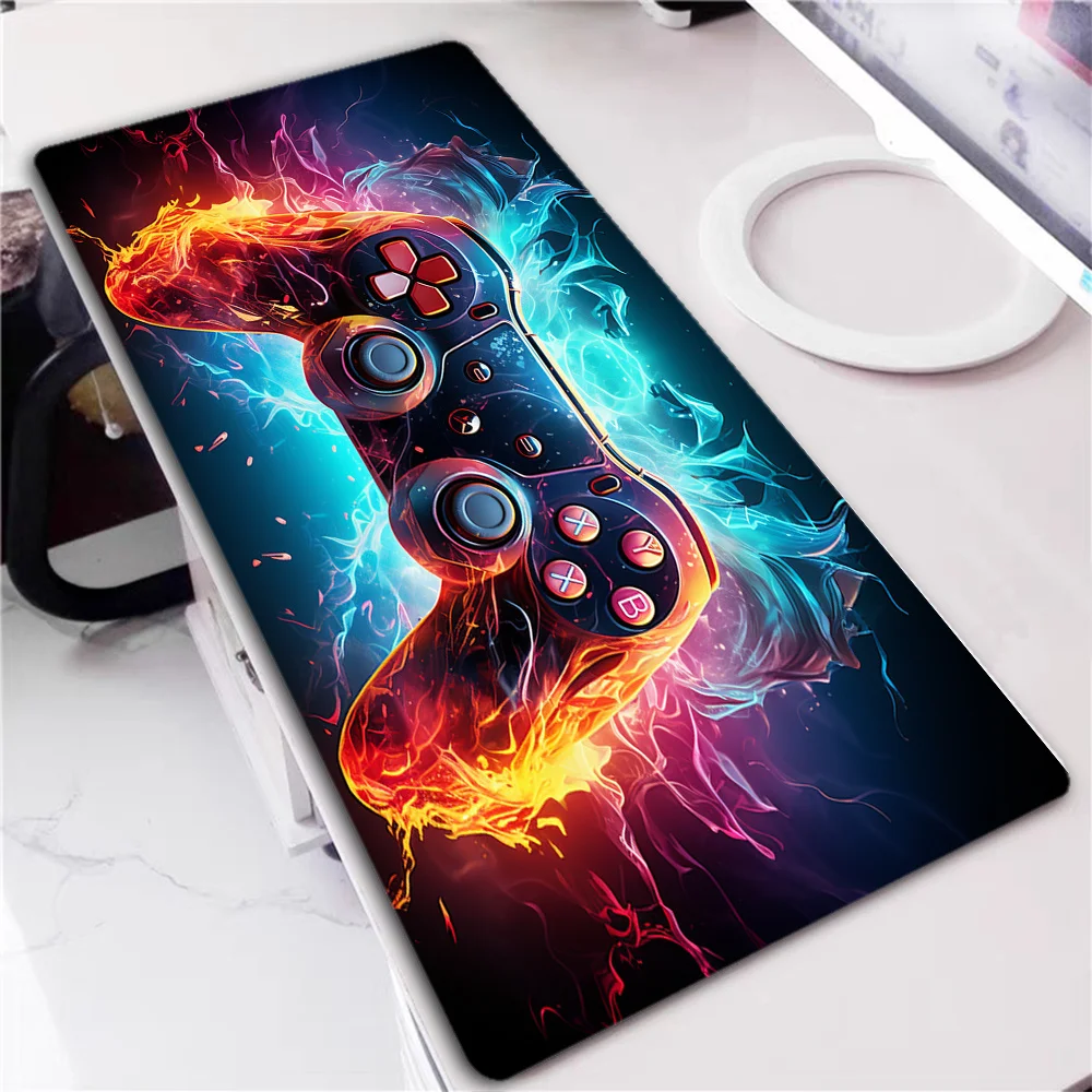 

Game controller Mouse pad Stylish simple design Game controller Computer game accessories Office plus long desk mat XXL non-slip