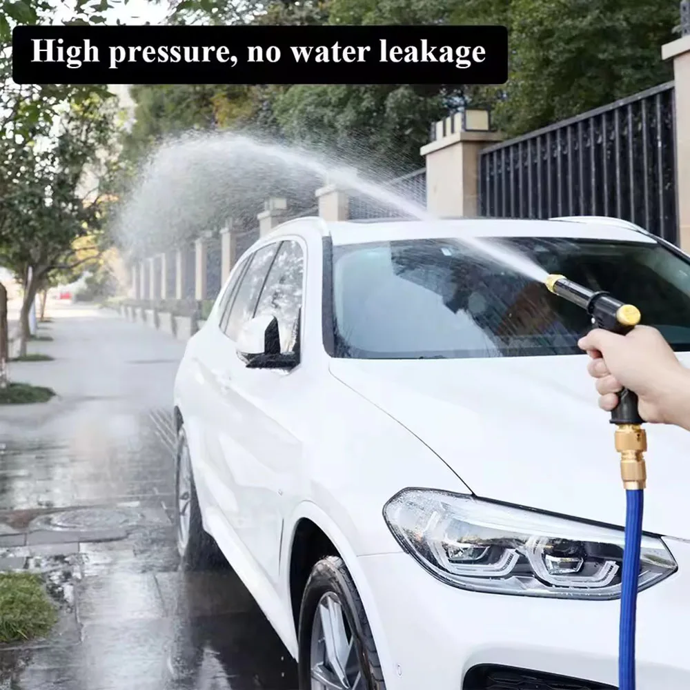 Portable high pressure water gun for cleaning, car washing machine, garden irrigation hose, spray nozzle, foam water gun