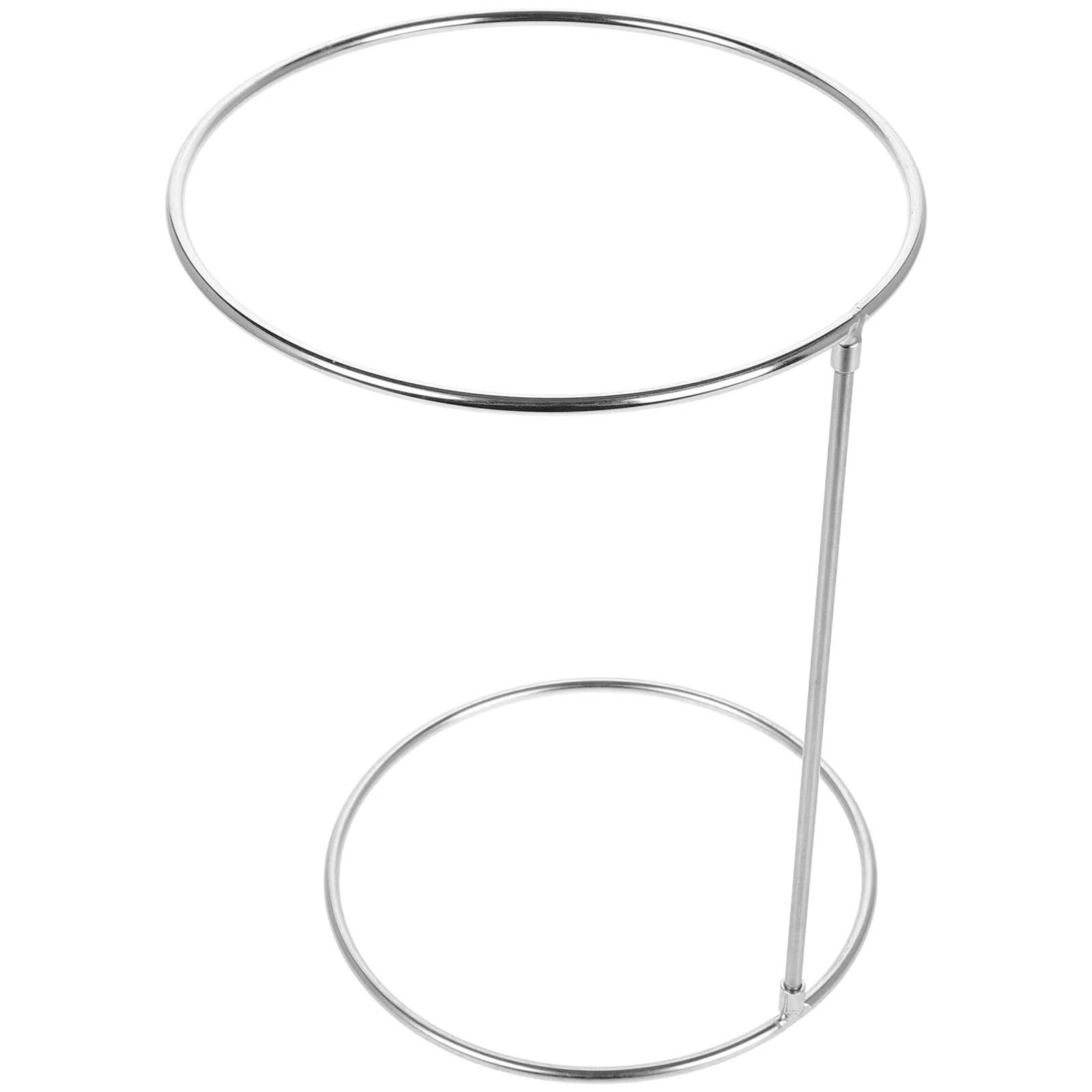 

Stainless Steel Kitchen Sink Filter Rack Trash Bag Holder Silver Countertop Strainer Mesh Waste Pouch Stand Filtration Practical