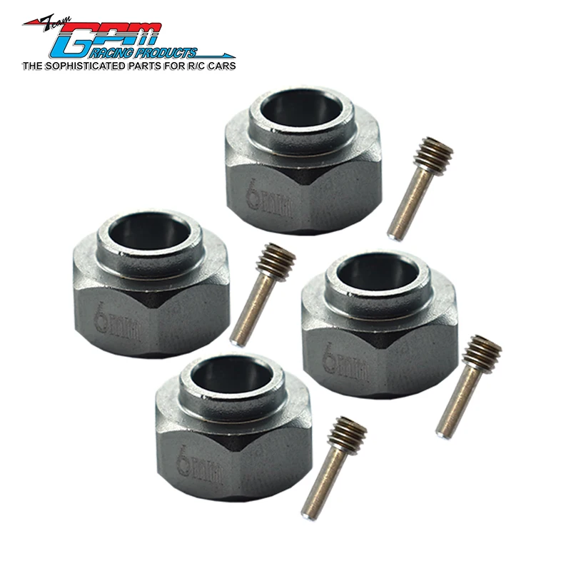 Aluminium Hex Adapters 6mm Dik voor TRAXXAS 1/10 TRX4 Defender Trail Crawler - Upgrade Deel voor RC Auto's En Vrachtwagens