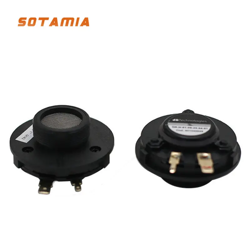 

SOTAMIA 2pcs 2 Inch Horn Tweeter 8 Ohm 25W Fever High Power Cast Aluminum Speaker Stage Speaker Trolley Loudspeaker