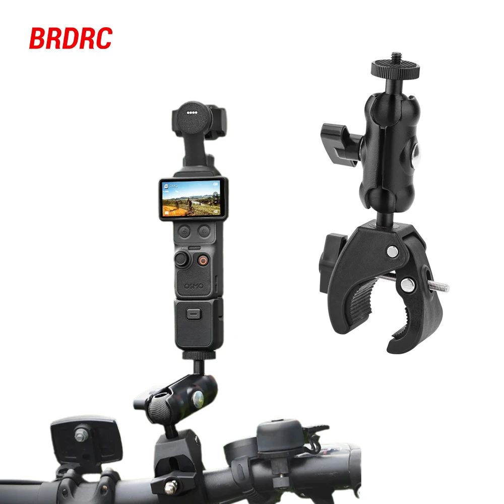

Pocket 4 Bike Bracket Bicycle Mount Holder for DJI Pocket 3/GoPro 12 Hero/Insta 360 X5,Outdoor Sports/Photography Accessories