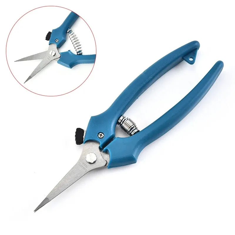 Professional Garden Pruner Shears with Scissor Design Industrial Grade Fruit Pruner with Plastic Handle