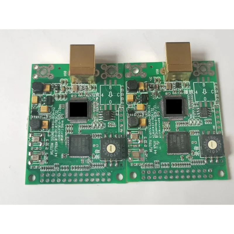 8-Channel USB Playback Recording IIS TDM Master-Slave For ASIO XMOS Soundcheck Sound Card