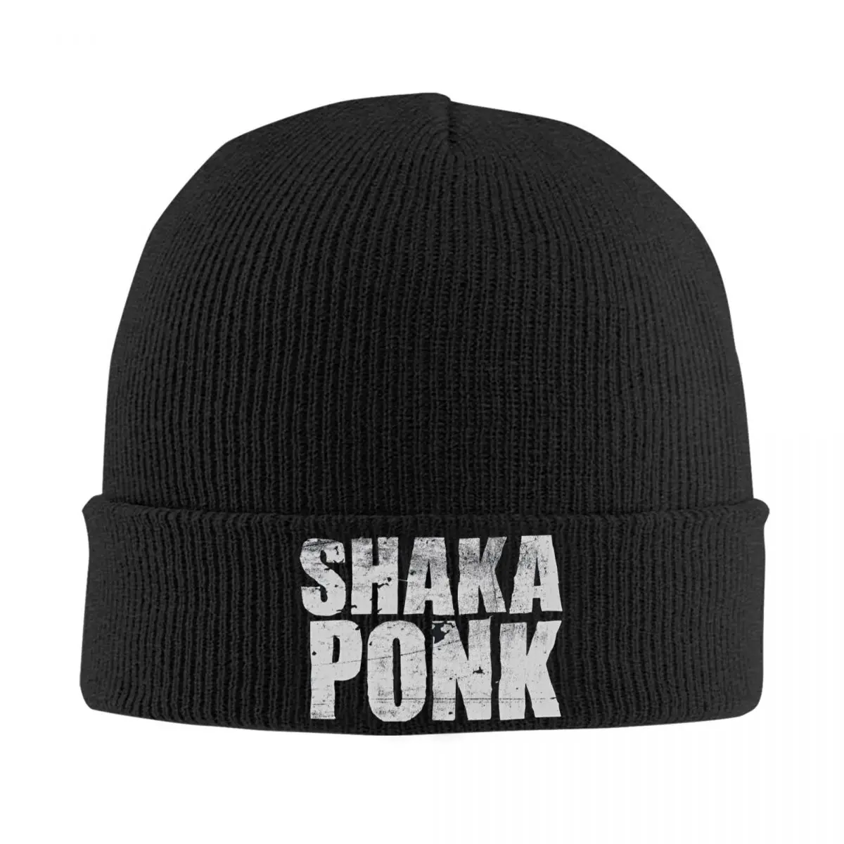 Shaka Ponk Bonnet Hats French Musical Band Knitted Hat Men Women Retro Head Wrap Beanie Hats Winter Kpop Design Cap