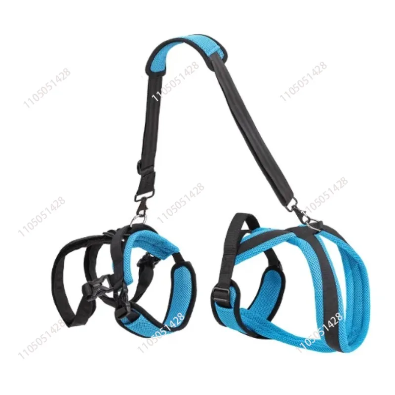 Dog Front and Rear Auxiliary Harness Pet Front and Rear Leg Integrated Harness Leash