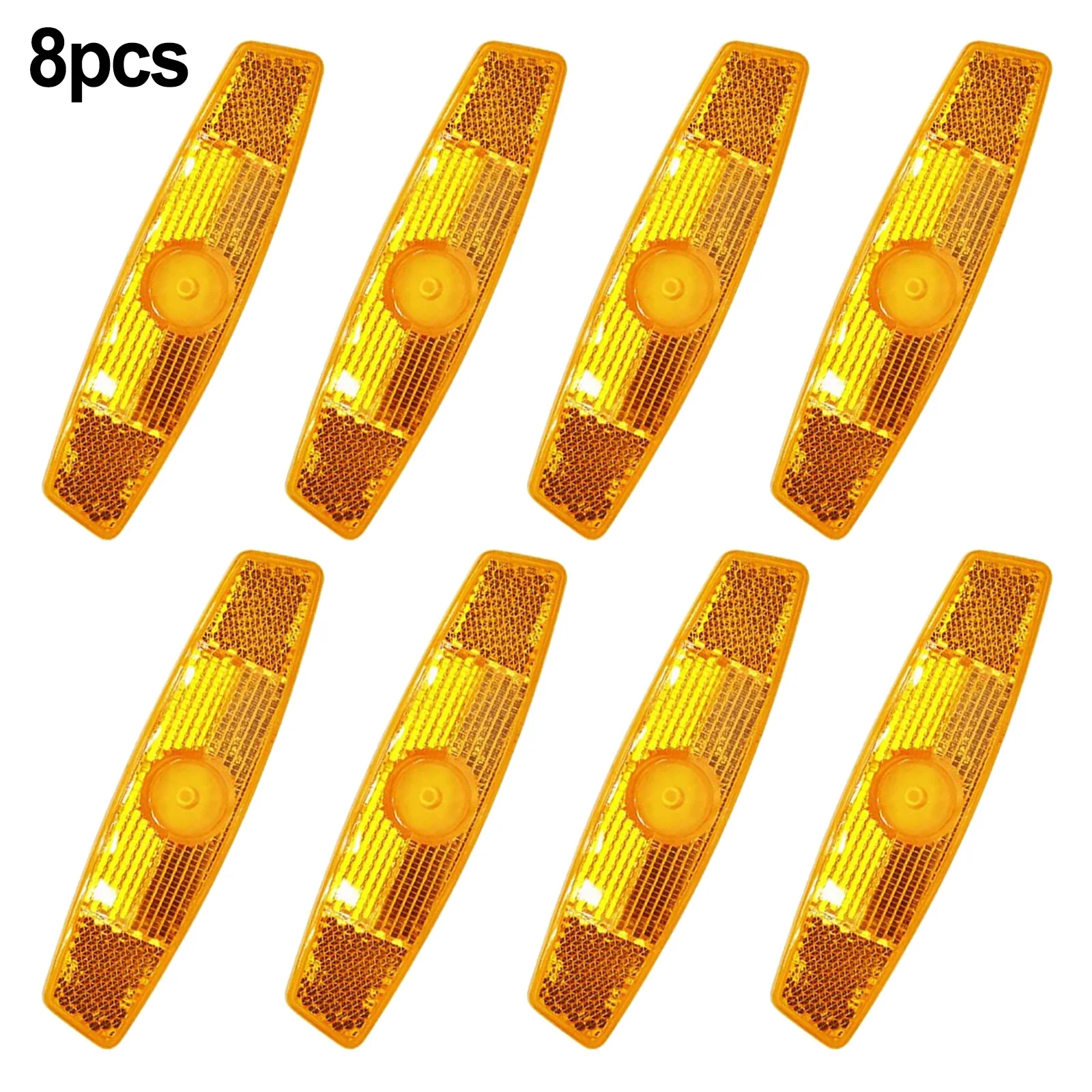 

Hot Sales 8 Pcs Spoke Reflectors Plastic Bicycle Cat Eye Reflectors Set Rear Reflector Replace Practical Replace Parts