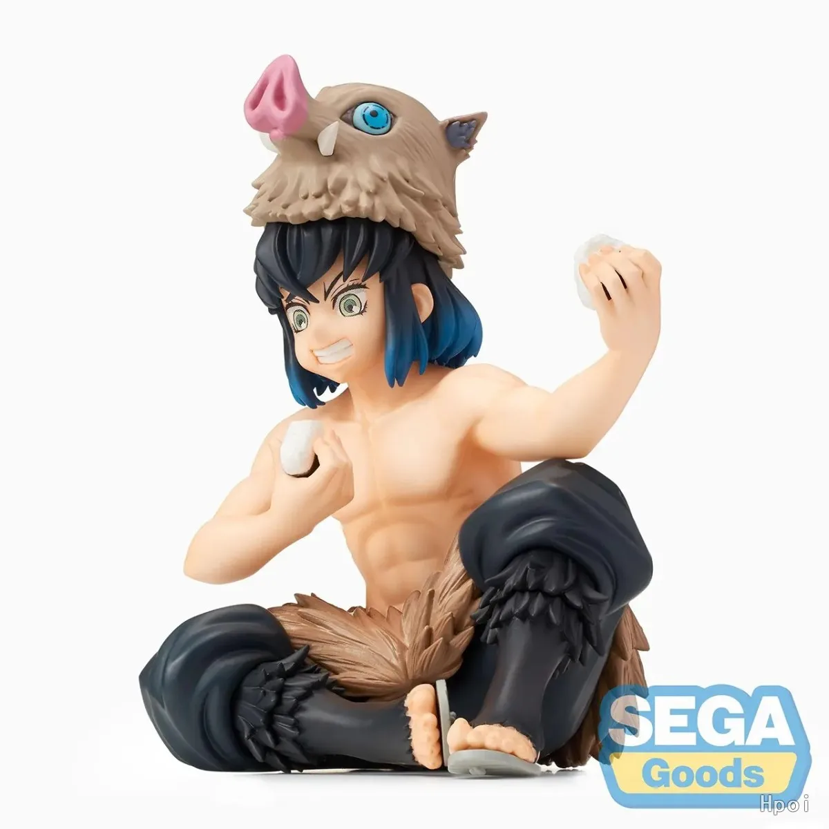 9 سنتيمتر Hashibira Inosuke الشكل أنيمي شفرة شيطان تدمير لعبة مجسمة هدية جمع الحلي كوب غطاء الشكل كرة الأرز البلاستيكية #3