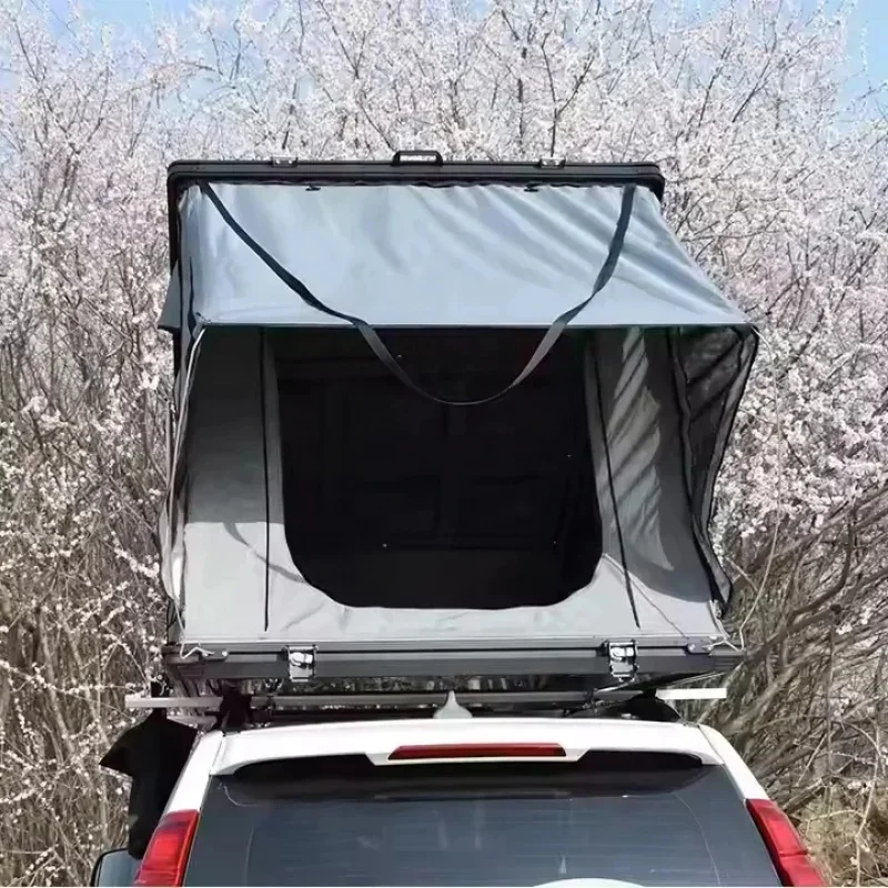 Yatilans Selected Durable Car Parts4WD Camping Aluminum Ox Fabric Triangular Hard Rooftop Tent Outdoo