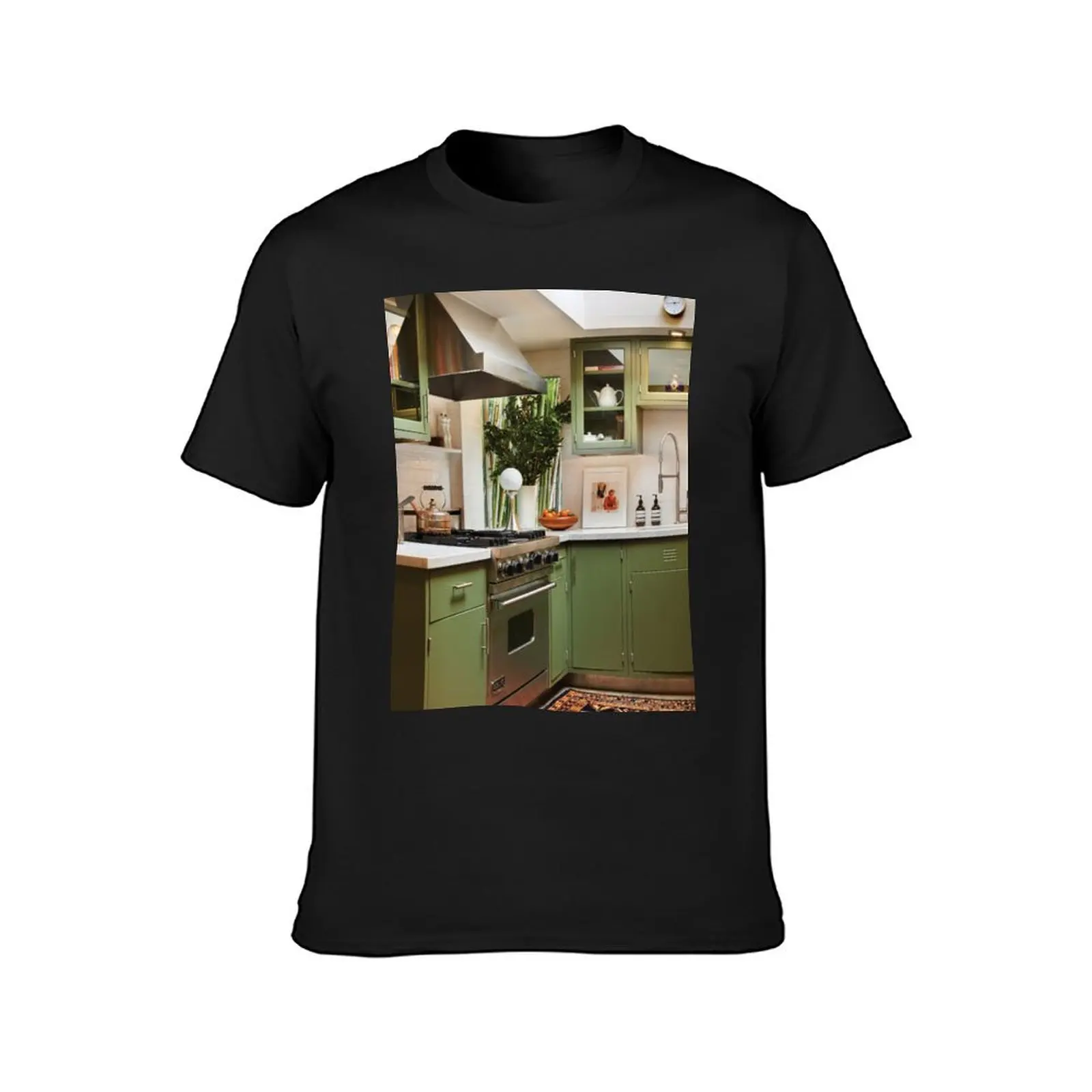 Dakota Johnson`s Kitchen T-Shirt customs design your own cute clothes kawaii clothes Men's cotton t-shirt