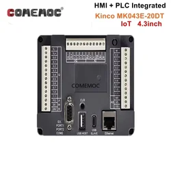 Kinco IoT MK043E-20DT HMI PLC All in One 4.3 Inch Touch Screen with Programmable Controller Integrated Panel Support Remote