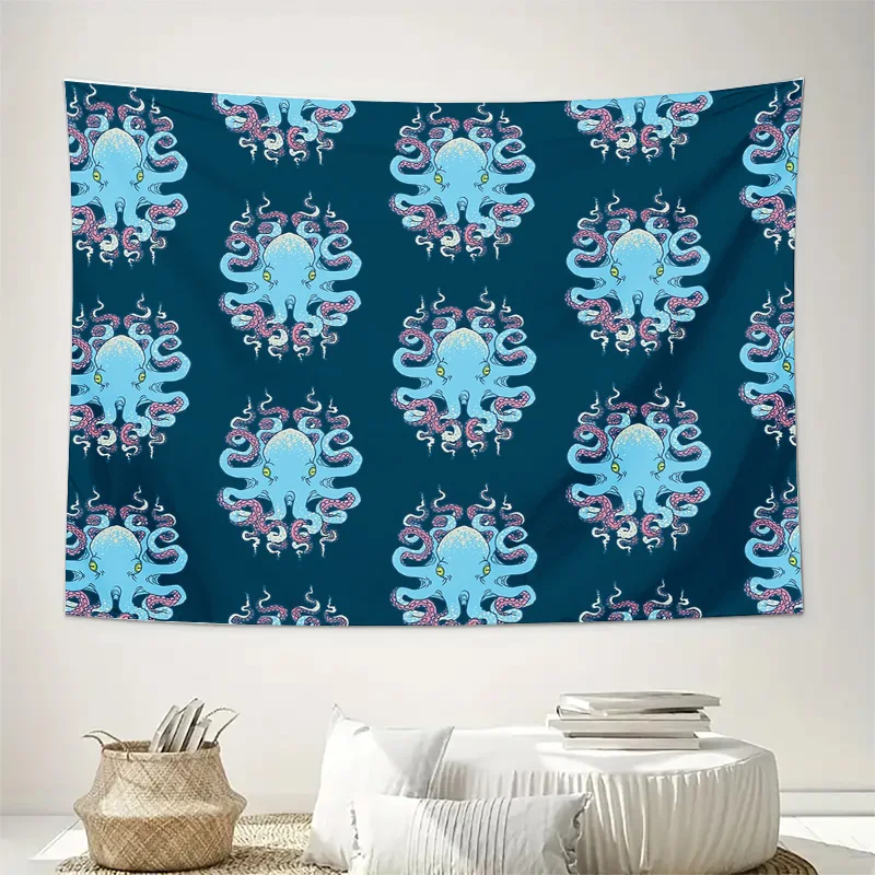 Ocean Wave Tapestry Blue Sea Wall Hanging Beach Decor Coastal Vibes Surfboard Tapestry Hippie Wall Art Bedroom Aesthetic Dorm Ro