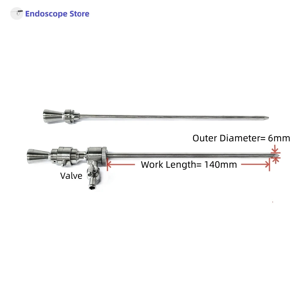 Medical UBE Rigid Arthroscope Arthroscopy Endoscope and Sheath Obturator Trocar Examination Surgery Veterinary 4mmx175mm 30° - Image 5
