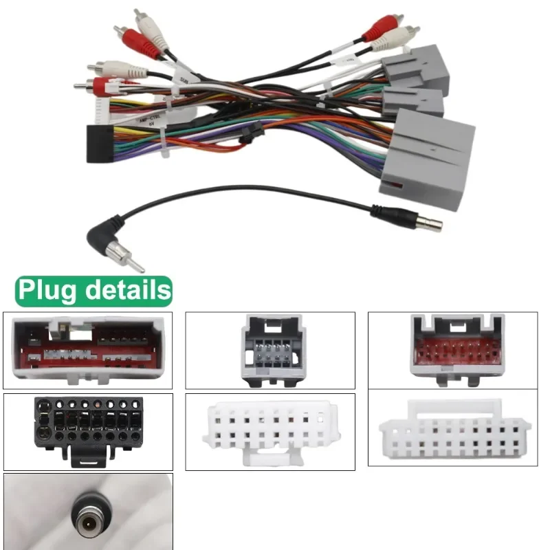 For Ford F-150 2009-2014 Radio Wiring Harness Power Adapter Cable and CANBUS Decoder Options