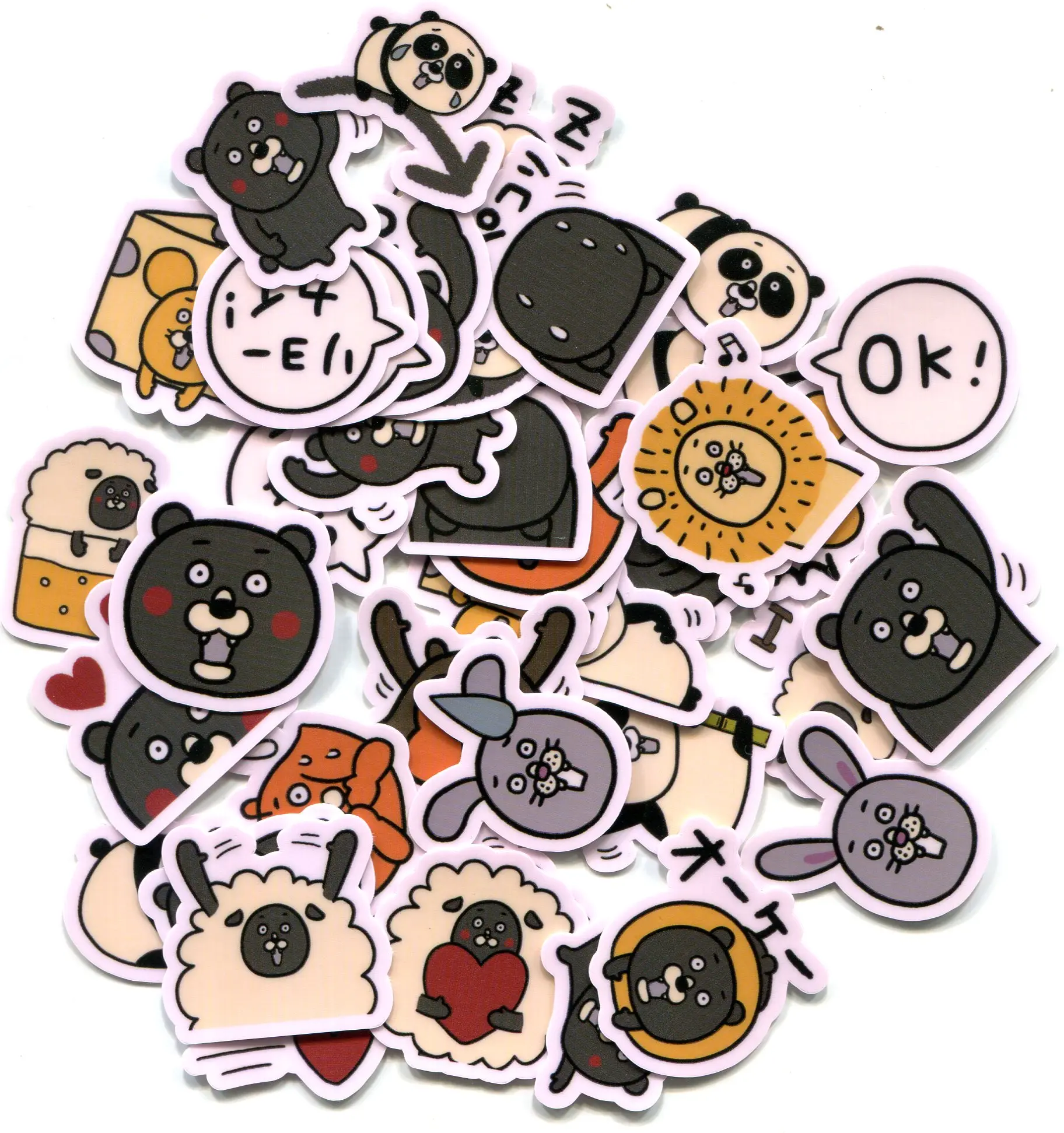40pcs  UGOKU Little Monster 2-3cm diy cute STICKER
