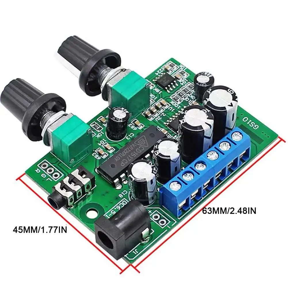 TDA1517P 2.1 Super Bass Mini Micro 3 CH Power Amplifier Board 6W+6W+25W HIFI Class D Digital Power Amplifier Module