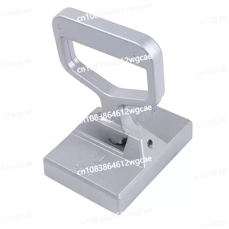 

Portable Permanent Magnetic Lifter Manual Lifting and Handling Steel Plate Magnet Tool Loading Artifact 50KG Flat Magnetic Chuck