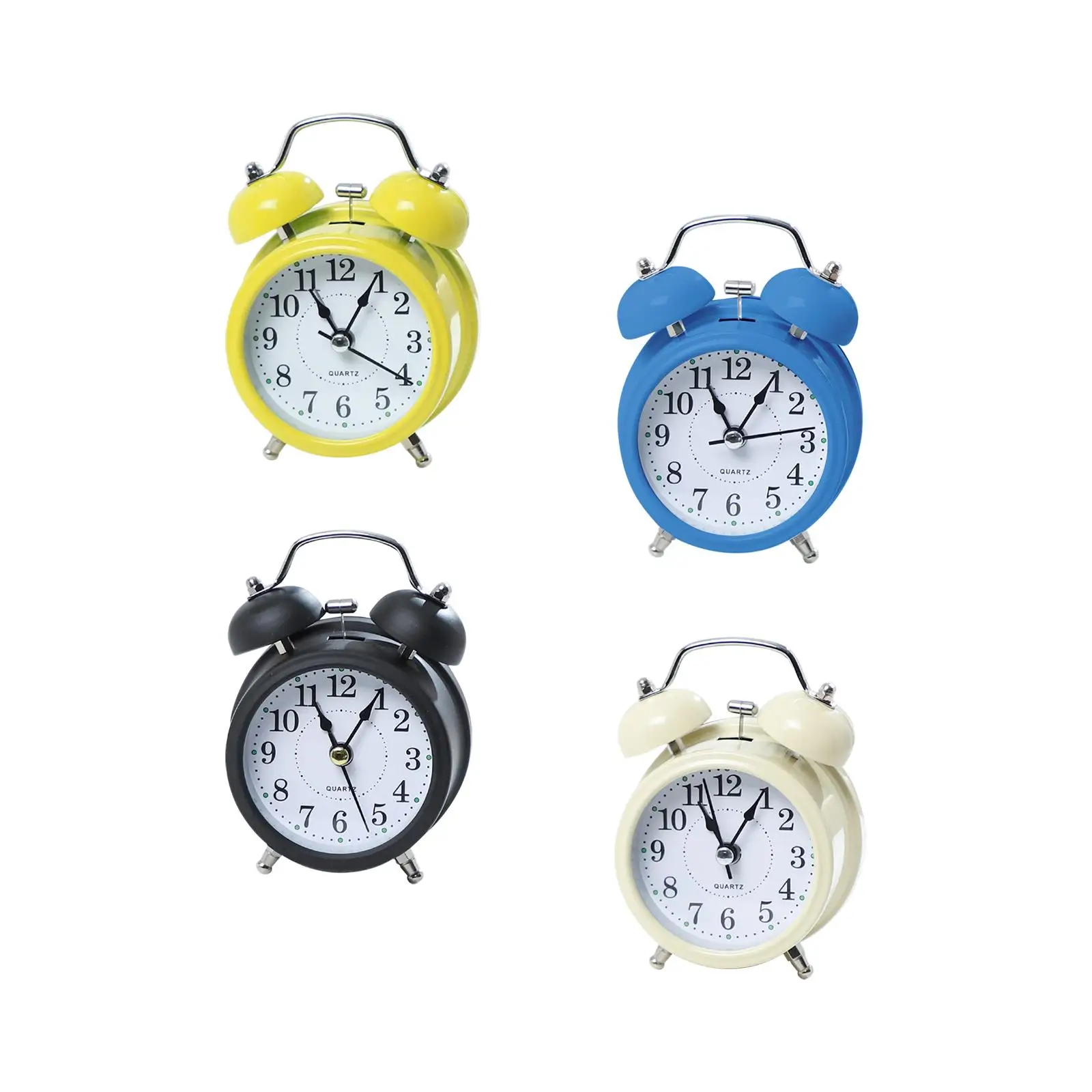 Alarm Clock Backlight Mechanical Ringtone Classic Ornament Loud Alarm Analog