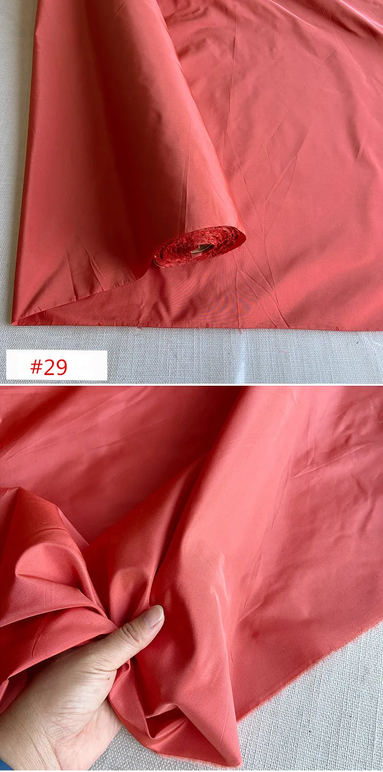 Beliebter, hochwertiger, 100 % reiner Seidenstoff, Taft, einfarbig, einfarbig, für Damen, gesunde Kleidung – Detail 21
