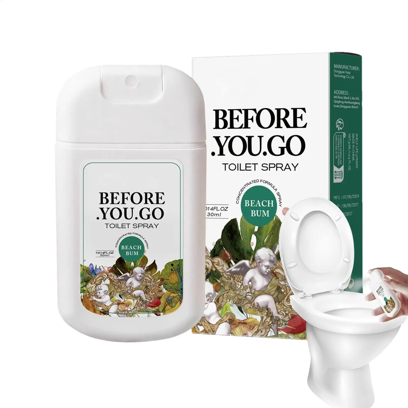 Toilet Spray Extra Long Lasting Before You Go Toilet Spray Bathroom Air Freshener Odor Eliminator Poo Be Gone Toilet Spray 30ml