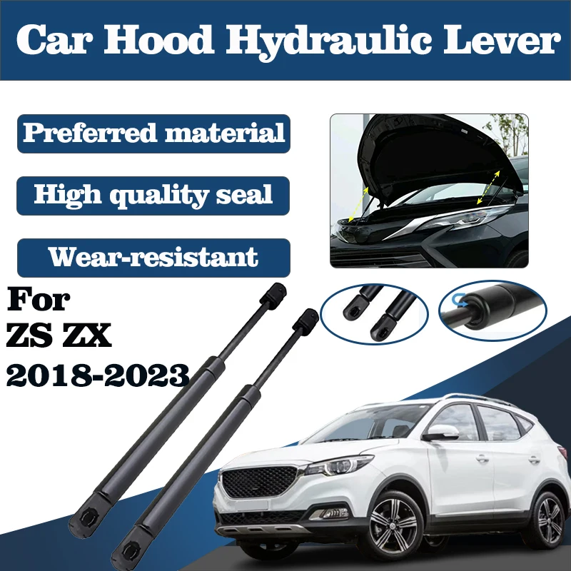 

Auto Hydraulic Rods For MG ZS ZX EZS ZST Car Accessories 2023-2018 2022 Strut Bars Bonnet Gas Shock Lift Struts Support Arm Bar