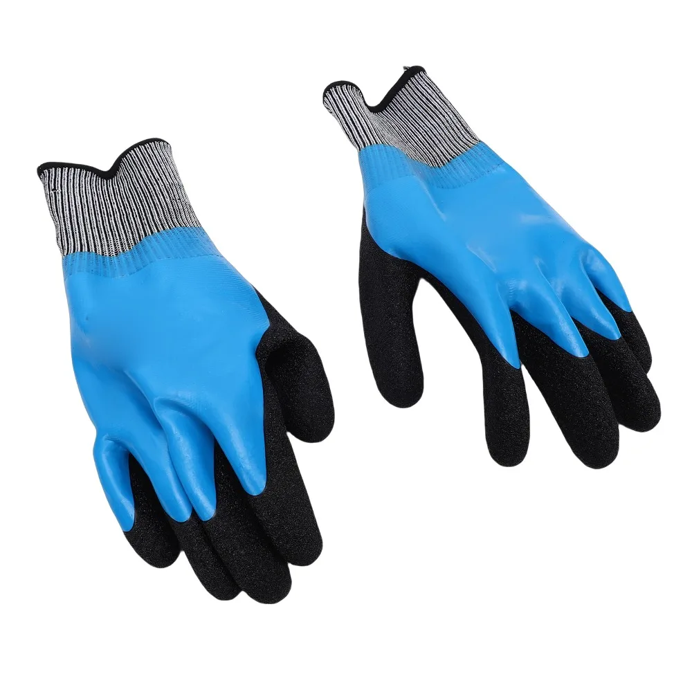 2 pairs 1000V Insulated Electrician Gloves 360 Degree Flame Retardant Electrical Safety Gloves Insulation Work Gloves