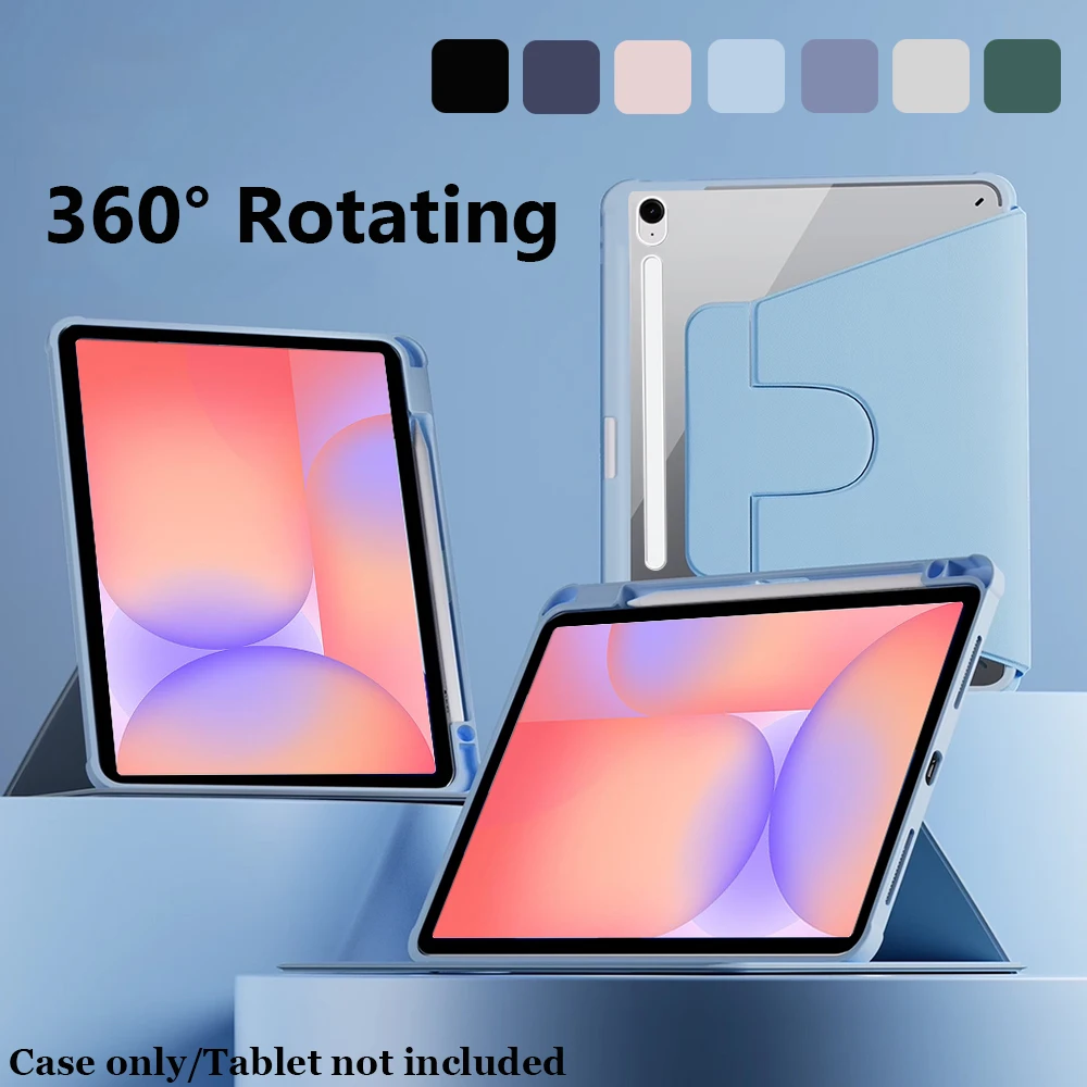 Etui 360 stopni do Samsung Galaxy Tab S10 Lite ° Obrotowe akrylowe etui Przezroczysta, odporna na wstrząsy…