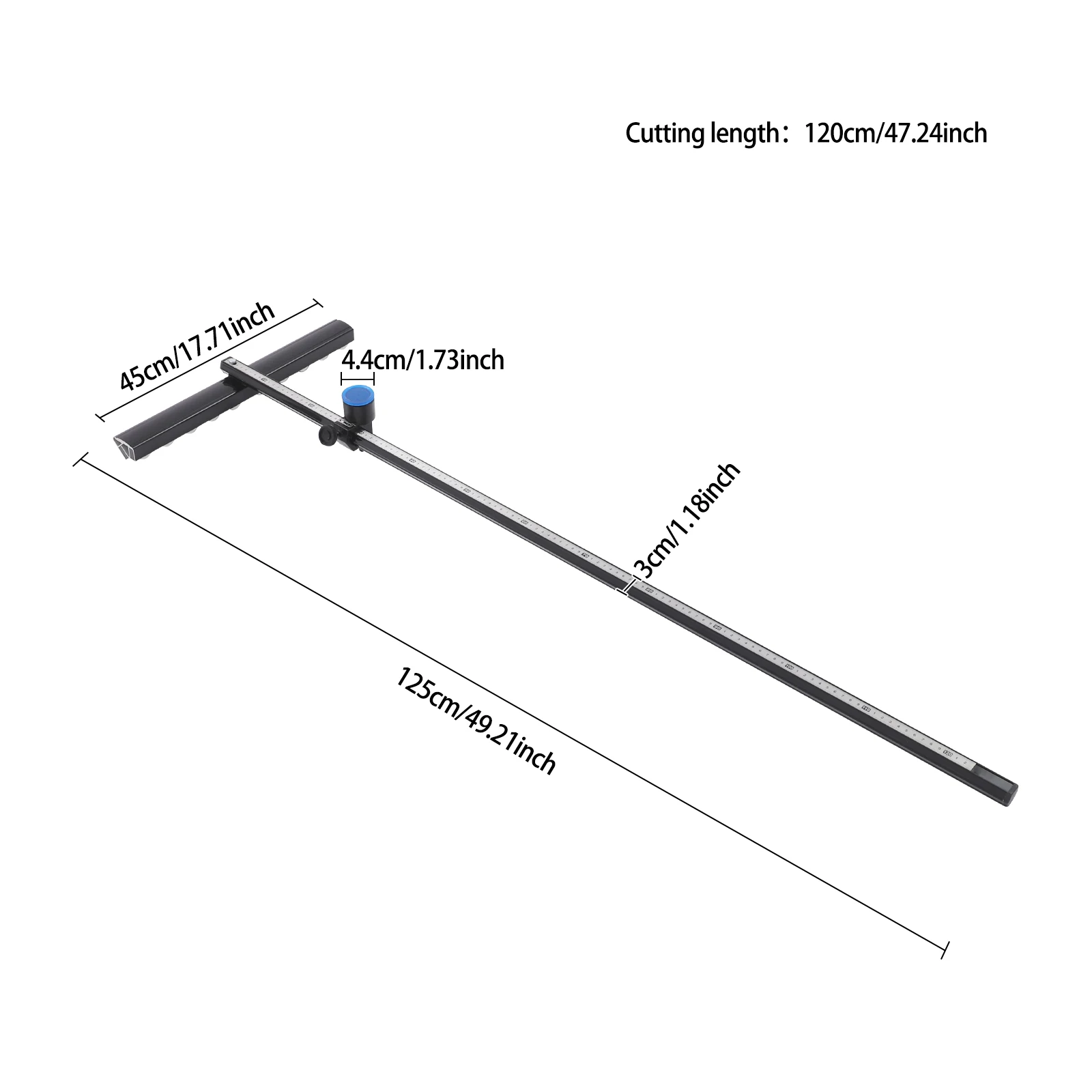 Черный ручной инструмент для резки плитки 17,72*49,2 дюйма, ручной плиткорез, портативный плиткорез, длина резки 47,24 дюйма для строительства