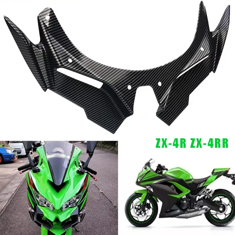 Motorrad-Frontverkleidung Aerodynamische Winglets Schutzabdeckungen Passend für ZX-4R ZX-4RR ZX4R ZX4RR ZX 4R 4RR 2023 2024