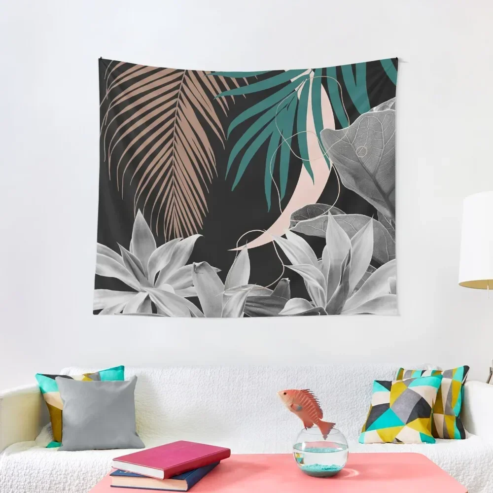 

Minimal Moon Agave Palm Night Finesse #1 #tropical #decor #art Tapestry Room Aesthetic House Decor Tapestry