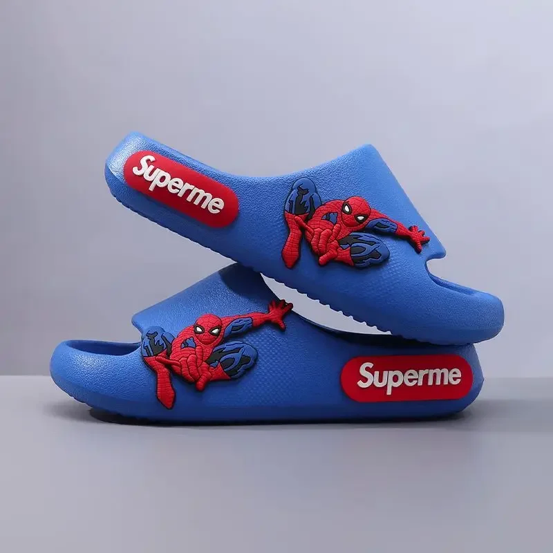 

Spiderman children's sandals new slippers for middle and large children soft bottom fashion cartoon indoor non-slip slippers