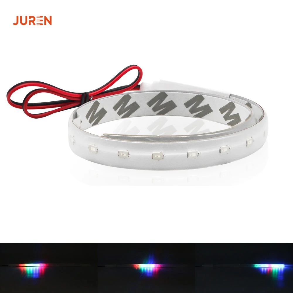 

1pcs 30cm DRL Flowing Car Strobe Flash Strip LED Flexible Strip Following led strip Light