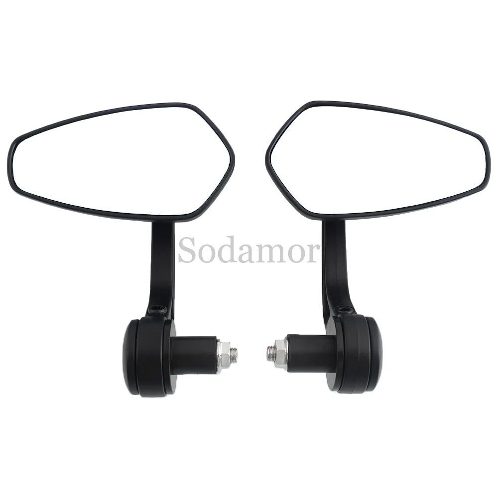 Motorcycle Accessory Side Mirrors 1 Pair Black  For Honda TRX450R / TRX700 / 250EX 300EX 400EX Handlebar End Mirror