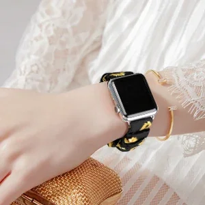 Scrunchie Elastic Band for Apple Watch Ultra 49mm 38 40mm 42mm 44mm strap Bracelet iwatch wrist series 9 8 7 6 5 4 3 45mm 41 mm