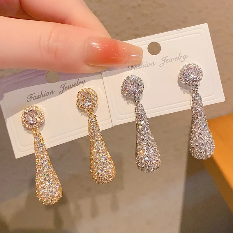 Luxuriöse Einzigartige Niedliche Hochwertige Designer Neue Mode Tropfen-Ohrringe