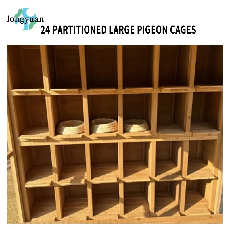 2026 24 Cages Solid Wood Loft Pigeon Cage Carrier Pigeon Shed Pigeon Nest for Animal Supplies