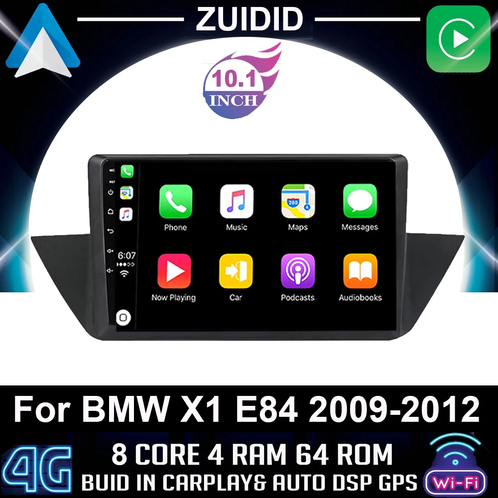 

Автомагнитола на Android 10 для BMW X1 E84 2009-2012, мультимедийные видеоплееры на Android, автовоспроизведение, 2 din, без dvd, Gps-навигация