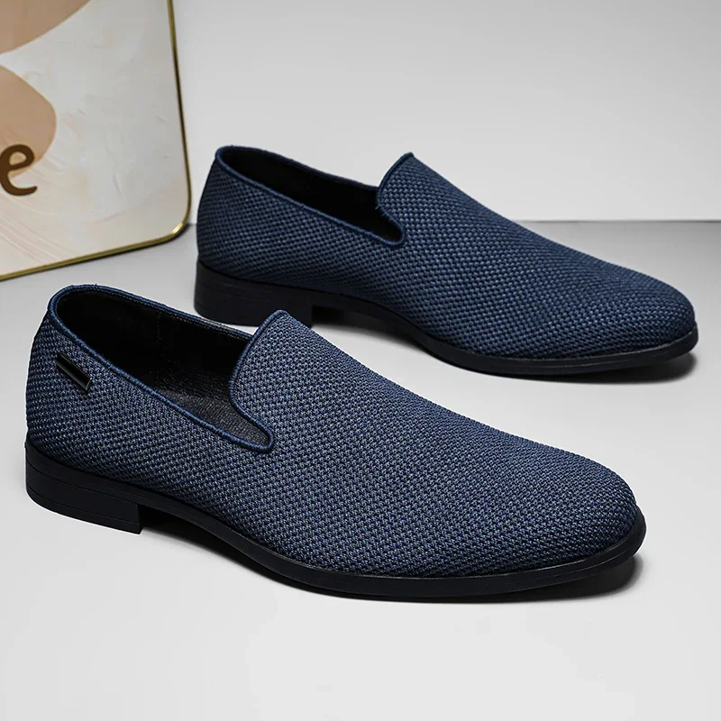 

Мужские лоферы, мягкие высококачественные весенне-осенние туфли большого размера, мужская повседневная обувь, теплая обувь без шнуровки на плоской подошве, обувь для вождения